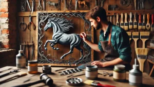 Metal Horse Wall Art